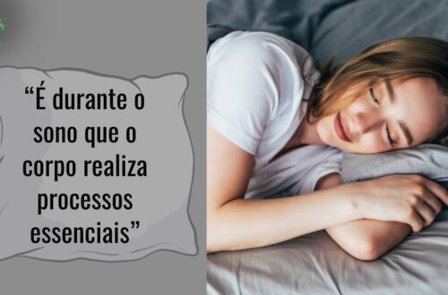Pessoa deitada na cama com expressão tranquila, representando uma noite de sono reparador.