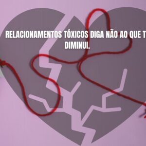 Ilustração de duas pessoas em uma interação complexa e emaranhada, com uma pessoa tentando se libertar de amarras ou nós que a prendem, simbolizando a luta contra relacionamentos tóxicos. Pode haver um contraste com luz e sombra.