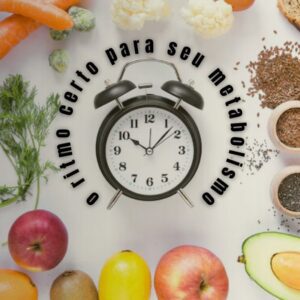 Gráfico explicando o ciclo do jejum intermitente e seus benefícios metabólicos.