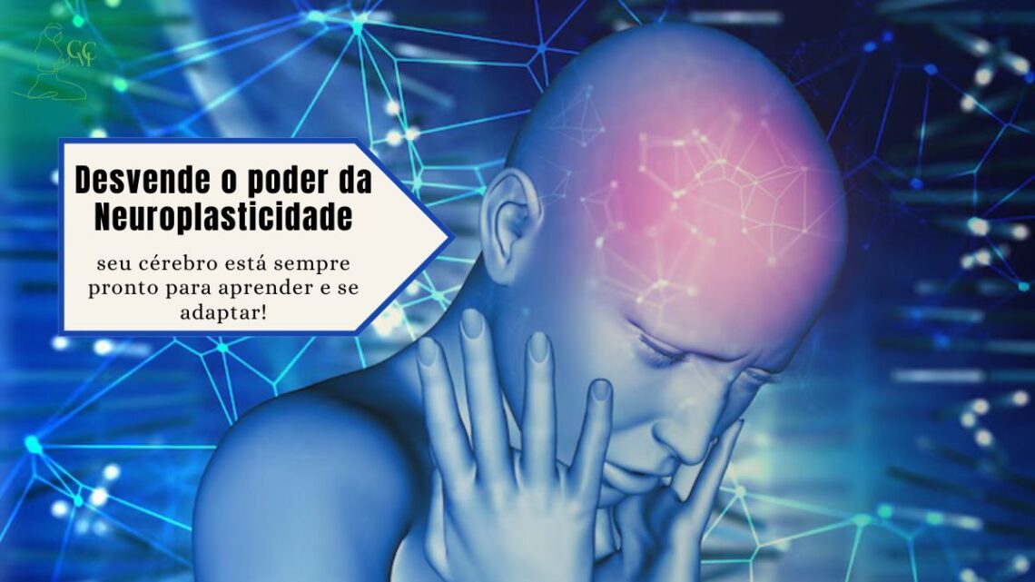 Ilustração do cérebro com conexões neurais se formando ou sendo estimuladas.