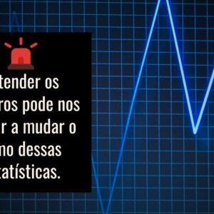 Gráfico com aumento de mortalidade entre adultos dividido por idade e gênero