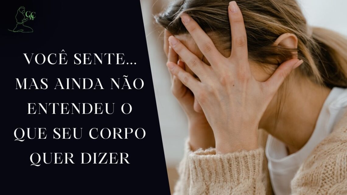 Mulher exausta simbolizando os sinais silenciosos de alerta do corpo e da mente.