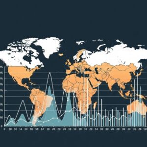 Gráfico ilustrativo mostrando o aumento de casos de ansiedade e depressão pós-pandemia.