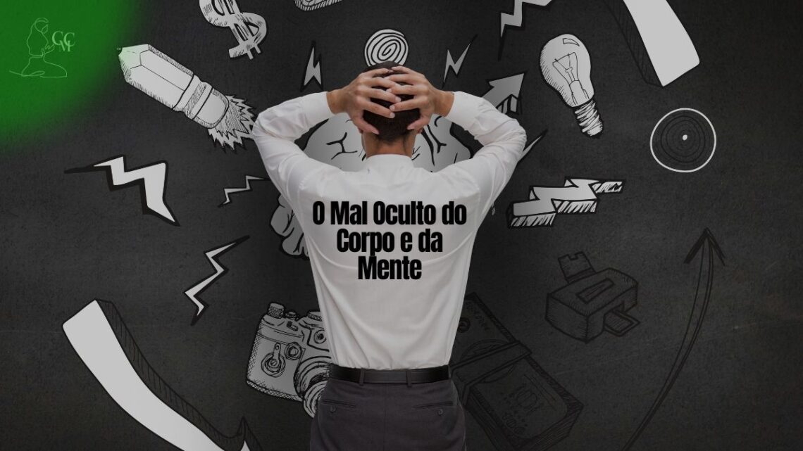 Pessoa estressada comendo compulsivamente, simbolizando a relação entre ansiedade e ganho de peso.